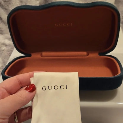 Gucci Black Oversize Sunglasses Brand New in Case