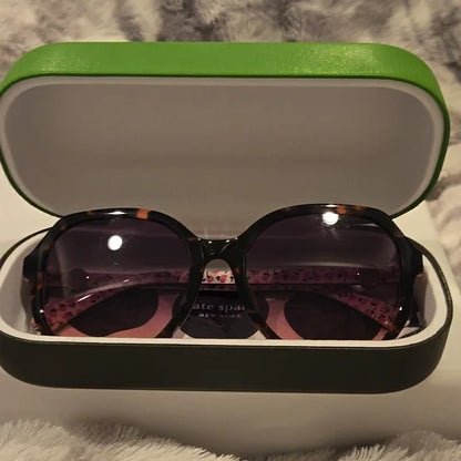 Kate Spade Tortoise Shell Lourdes Sunglasses Brand New in Case