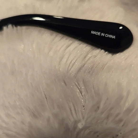 Kate Spade Kiyanna Black Oversized Cat-Eye Sunglasses Brand New in Case