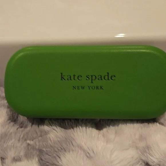 Kate Spade Kiyanna Black Oversized Cat-Eye Sunglasses Brand New in Case