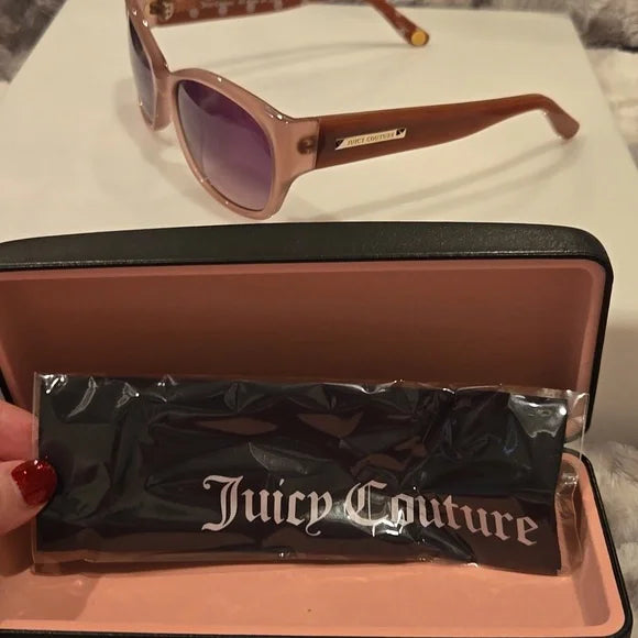 Juicy Couture Plum Pink Sunglasses Brand New In Case