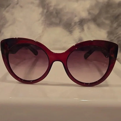 Salvatore Ferragamo Red Cat-Eye Sunglasses Brand New In Box