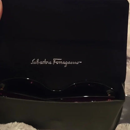 Salvatore Ferragamo Red Cat-Eye Sunglasses Brand New In Box