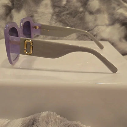 Marc Jacobs Lavender Square Sunglasses Brand New In Case