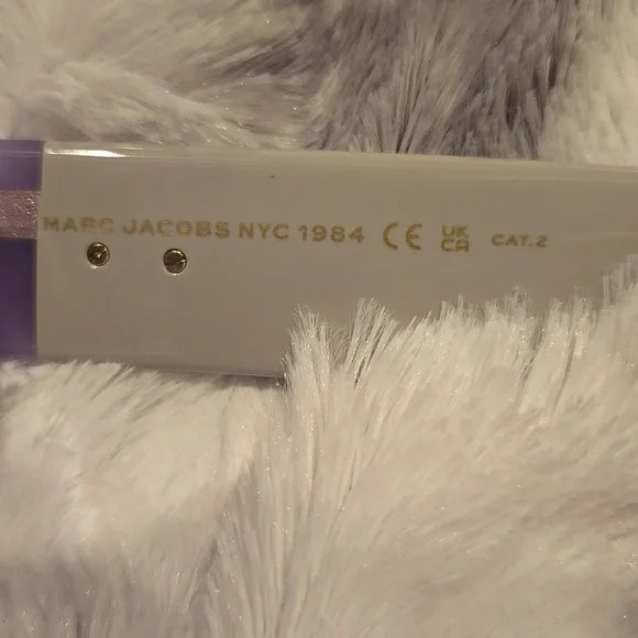 Marc Jacobs Lavender Square Sunglasses Brand New In Case