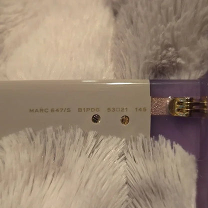 Marc Jacobs Lavender Square Sunglasses Brand New In Case