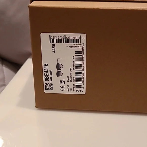 Burberry Black and White lightweight Sunglasses brand new in the box