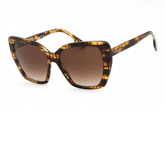 Burberry Checkered Brown Cat Eye Sunglasses brand new in box