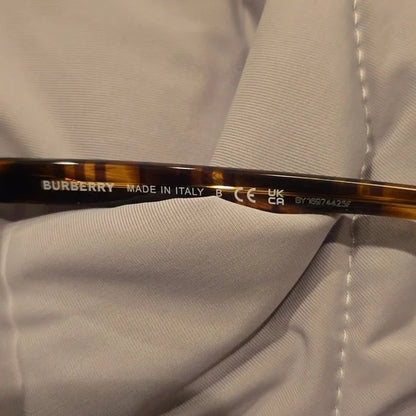 Burberry Checkered Brown Cat Eye Sunglasses brand new in box