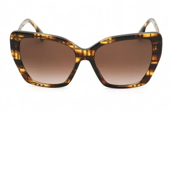 Burberry Checkered Brown Cat Eye Sunglasses brand new in box