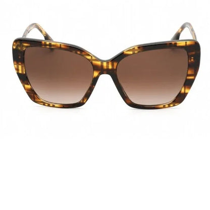 Burberry Checkered Brown Cat Eye Sunglasses brand new in box