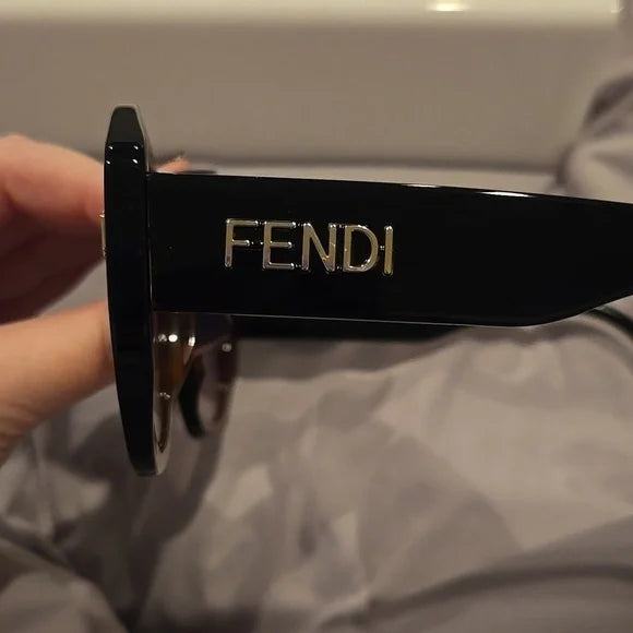 Fendi Tortoise Gray Gradient Brand New Sunglasses with Box