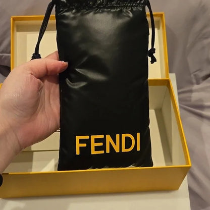 Fendi Tortoise Gray Gradient Brand New Sunglasses with Box