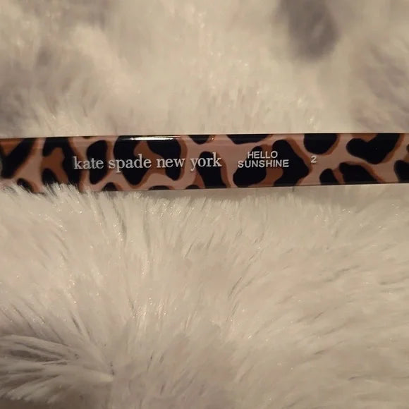 Kate Spade Tamera Havana Round Sunglasses Brand New in Case