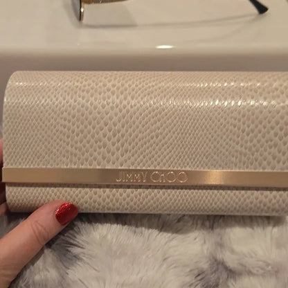 Jimmy Choo Black and Gold River Sunglasses Brand New in Case