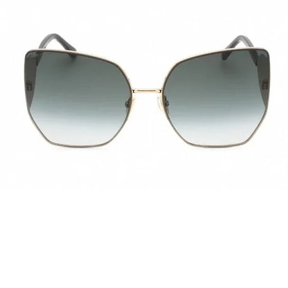 Jimmy Choo Black and Gold River Sunglasses Brand New in Case
