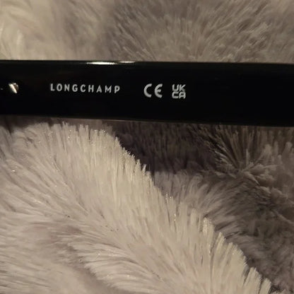 Longchamp Paris Black Cat-Eye Sunglasses Brand New in Case