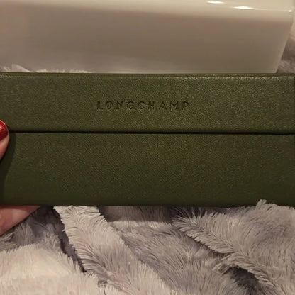 Longchamp Paris Black Cat-Eye Sunglasses Brand New in Case