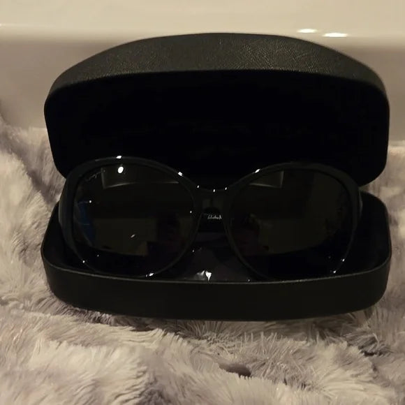 Salvatore Ferragamo Black Oversized Sunglasses Brand New in Case