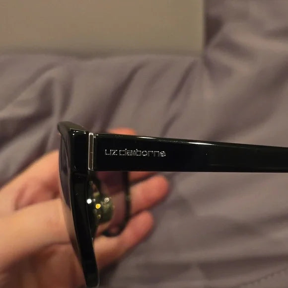 Liz Claiborne Black Sunglasses brand new in case