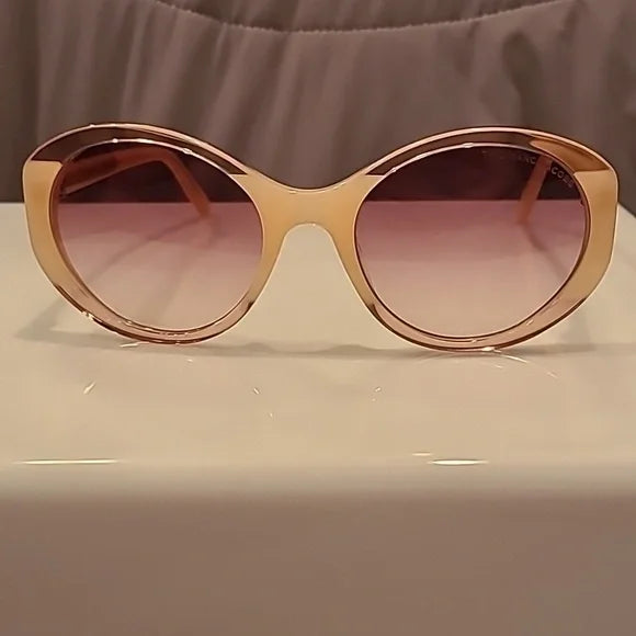 Marc Jacobs Pink Peach Burgundy Sunglasses brand new in box
