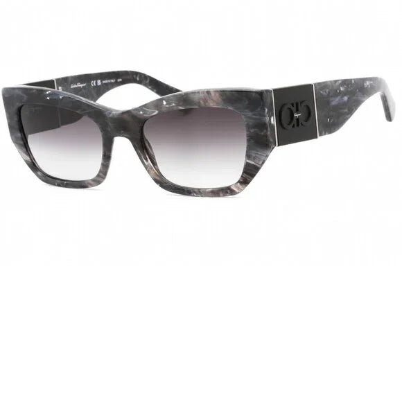Ferragamo marble gray cat eye Sunglasses brand new in box