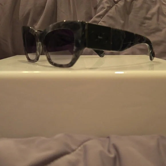 Ferragamo marble gray cat eye Sunglasses brand new in box