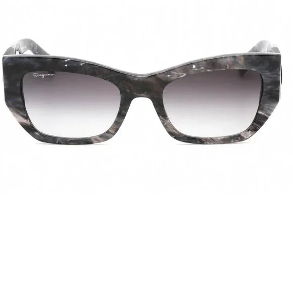 Ferragamo marble gray cat eye Sunglasses brand new in box