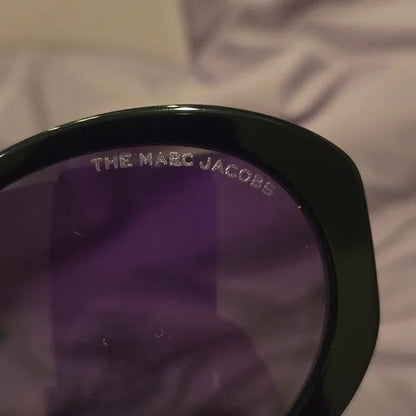 Marc Jacobs oval black Sunglasses brand new in case