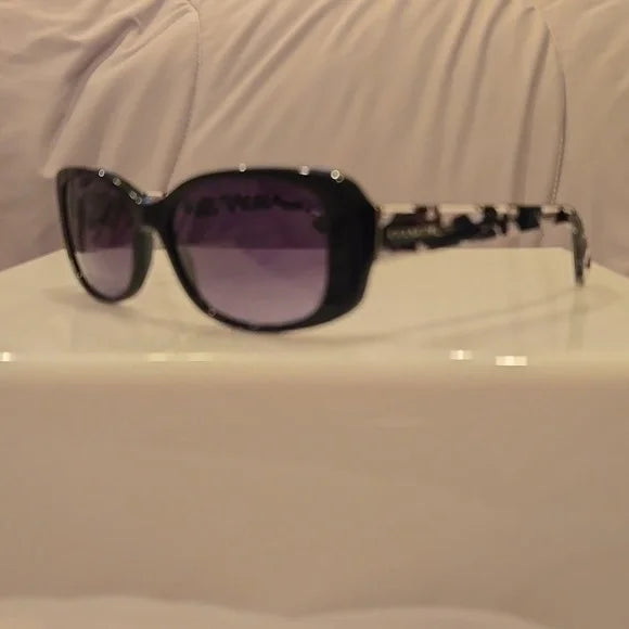 Coach Black Crystal Mosaic Sunglasses brand new in case