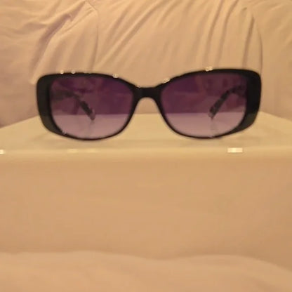 Coach Black Crystal Mosaic Sunglasses brand new in case