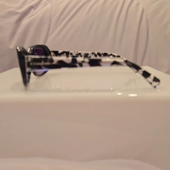 Coach Black Crystal Mosaic Sunglasses brand new in case