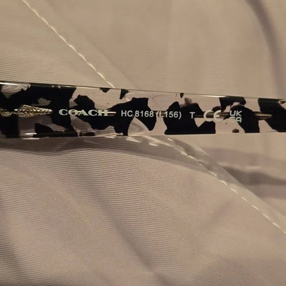 Coach Black Crystal Mosaic Sunglasses brand new in case