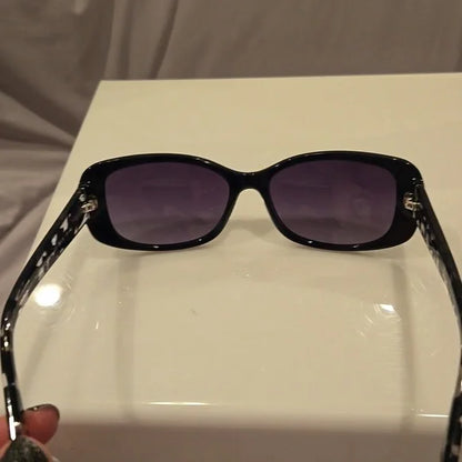 Coach Black Crystal Mosaic Sunglasses brand new in case