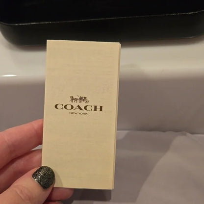 Coach Black Crystal Mosaic Sunglasses brand new in case