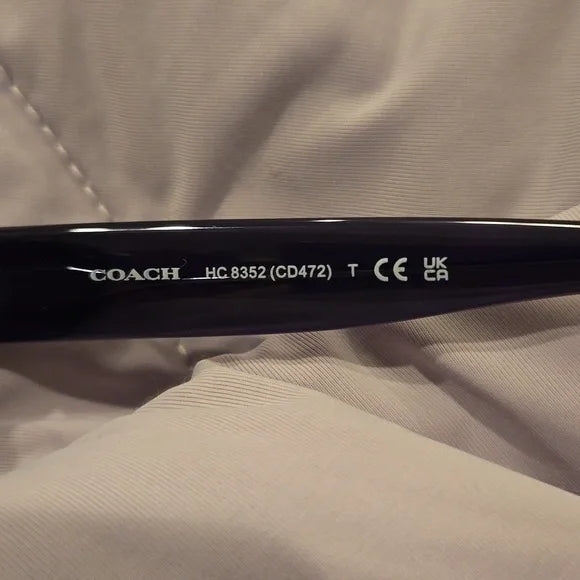 Coach Blue Transparent Sunglasses brand new in case