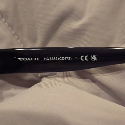 Coach Blue Transparent Sunglasses brand new in case