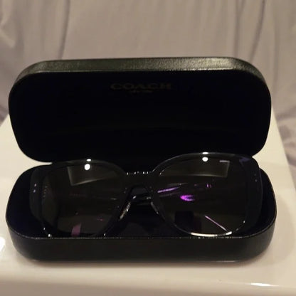 Coach Blue Transparent Sunglasses brand new in case