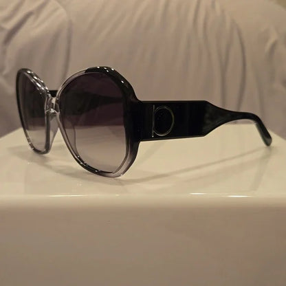 Ferragamo Oversized Gray Gradient Sunglasses brand new in box