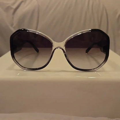 Ferragamo Oversized Gray Gradient Sunglasses brand new in box