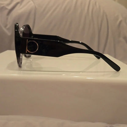 Ferragamo Oversized Gray Gradient Sunglasses brand new in box