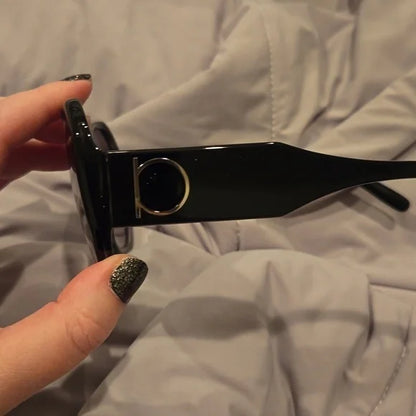 Ferragamo Oversized Gray Gradient Sunglasses brand new in box