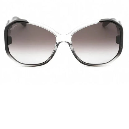 Ferragamo Oversized Gray Gradient Sunglasses brand new in box