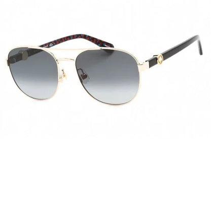 Kate Spade Raglan Aviator Gold Frame Sunglasses Brand New with Case