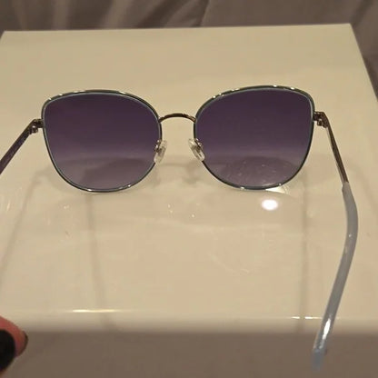 Kate Spade Sunglasses Maryam gray metal and plastic frame brand new in case