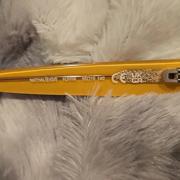 Kate Spade Havana and Gold Cat Eye Sunglasses Nathalie Brand New In Case