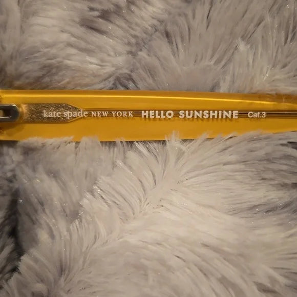 Kate Spade Havana and Gold Cat Eye Sunglasses Nathalie Brand New In Case