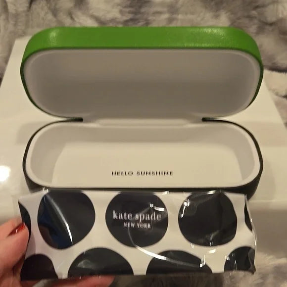 Kate Spade Havana and Gold Cat Eye Sunglasses Nathalie Brand New In Case