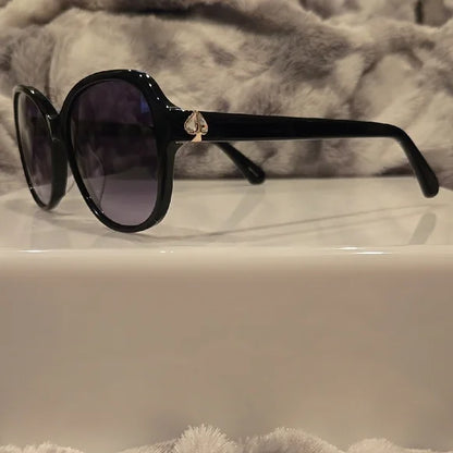 Kate Spade Black Sandi Sunglasses Brand New In Case