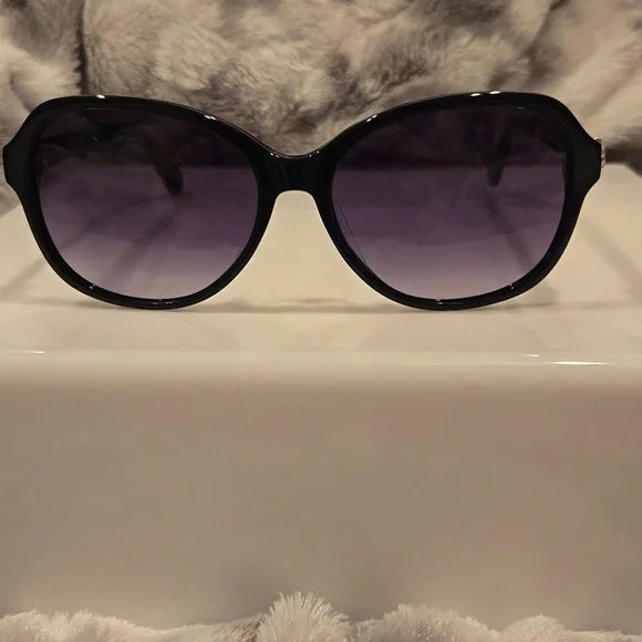 Kate Spade Black Sandi Sunglasses Brand New In Case